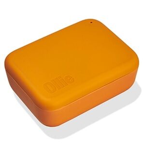 Ollie Puptainer Dog Orange Food Storage Container with Scoop – 7.98” x 6” - NWT